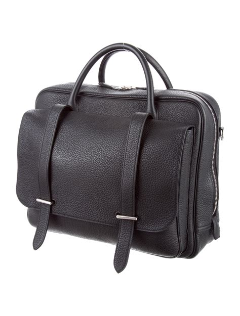 hermes leather duffle bag|Hermes men messenger bag.